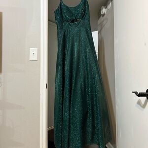 Green Sparkle Gown